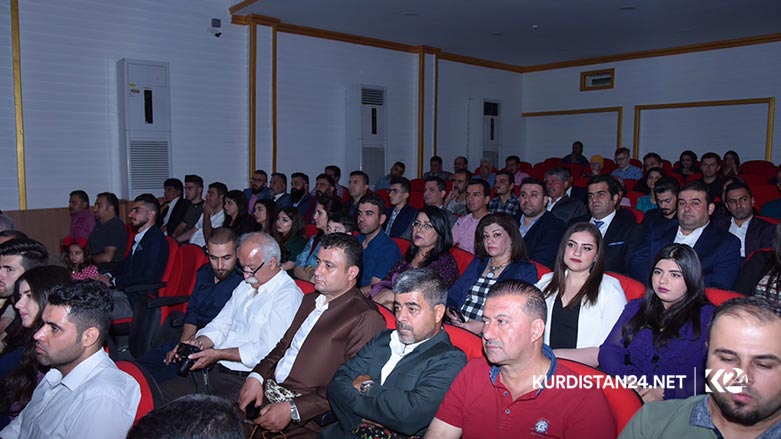 به‌ وێنه‌.. مه‌راسیمی رێزلێنانی هونه‌رمه‌ند حه‌سه‌ن گه‌رمیانی